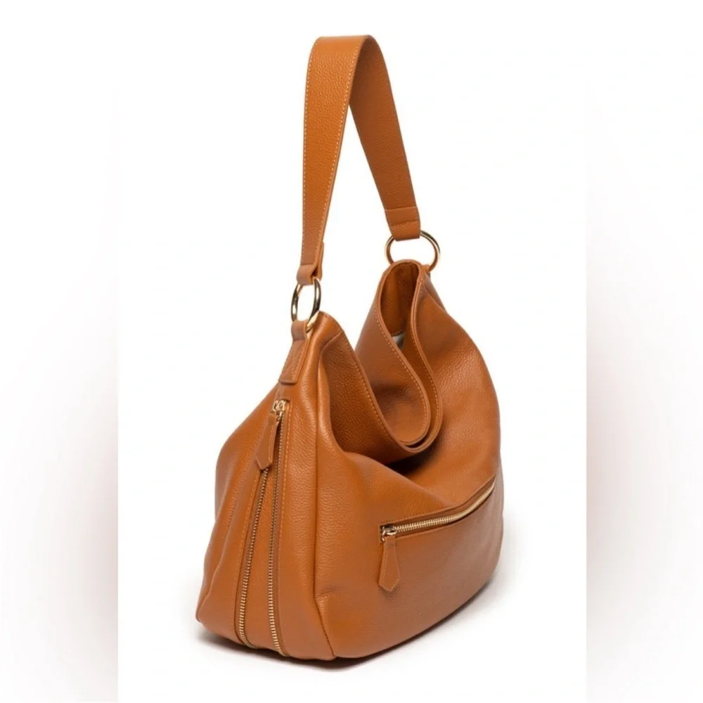 Laggo | Women's The Taylor Hobo Genuine Leather Bag British Tan